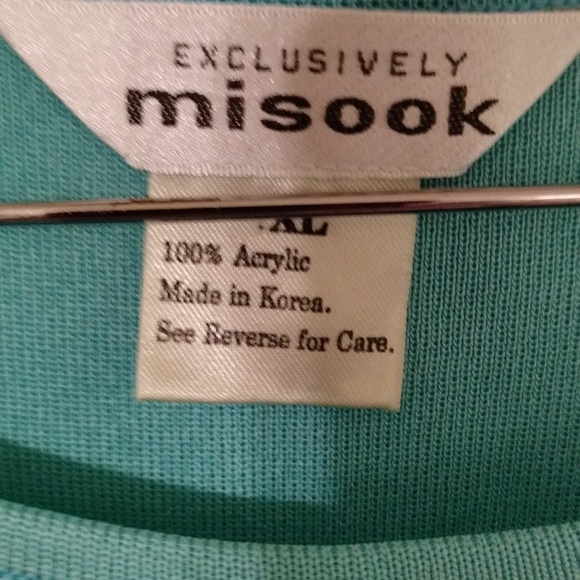 Misook 2 piece sleeve less blouse and Jacket size XL - Picture 14 of 16